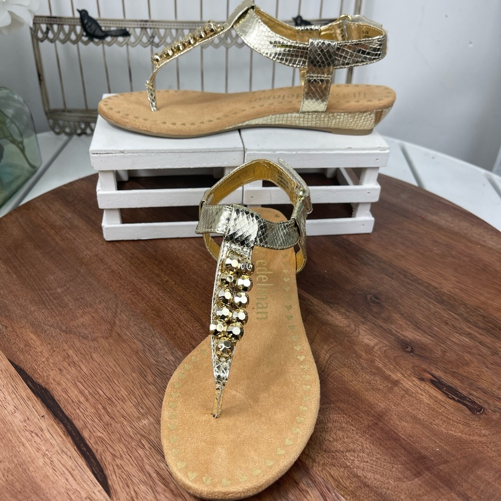 Libby Gaynor Womens Thong Sandals size 8.5M.